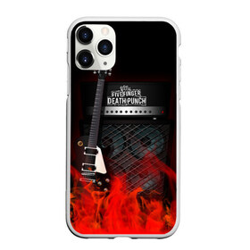 Чехол для iPhone 11 Pro матовый с принтом Five Finger Death Punch в Рязани, Силикон |  | five finger death punch | logo | metal | music | rock | лого | логотип | метал | музыка | рок