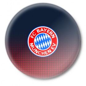 Значок с принтом FC Bayern 2018 Original в Рязани,  металл | круглая форма, металлическая застежка в виде булавки | bayern | fc | бавария | спорт | спортивные | футбол | футбольный клуб