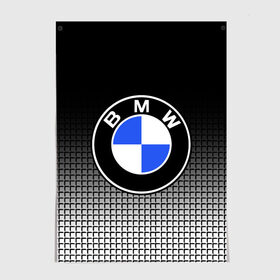 Постер с принтом BMW 2018 Black and White IV в Рязани, 100% бумага
 | бумага, плотность 150 мг. Матовая, но за счет высокого коэффициента гладкости имеет небольшой блеск и дает на свету блики, но в отличии от глянцевой бумаги не покрыта лаком | Тематика изображения на принте: bmw | автомобильные | бмв | машины