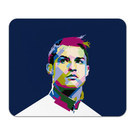 Коврик прямоугольный с принтом Cristiano Ronaldo в Рязани, натуральный каучук | размер 230 х 185 мм; запечатка лицевой стороны | криштиану | реал мадрид | роналду