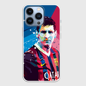 Чехол для iPhone 13 Pro с принтом Lionel Messi в Рязани,  |  | barcelona | lionel | messi | барселона | лионель | месси | поп арт