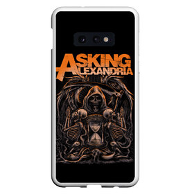 Чехол для Samsung S10E с принтом Asking Alexandria в Рязани, Силикон | Область печати: задняя сторона чехла, без боковых панелей | Тематика изображения на принте: askalexandria | askingalexandria | hardcore | metal | metalcore | александрия | альтернатива | аск | аскинг | метал | скелет | хэви | череп