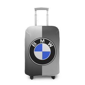 Чехол для чемодана 3D с принтом BMW 2018 Reverse в Рязани, 86% полиэфир, 14% спандекс | двустороннее нанесение принта, прорези для ручек и колес | bmw | автомобиль | автомобильные | бмв | машины