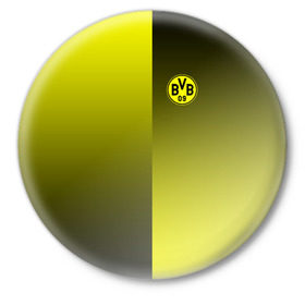 Значок с принтом FC Borussia 2018 Reverse в Рязани,  металл | круглая форма, металлическая застежка в виде булавки | Тематика изображения на принте: 