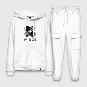 Мужской костюм хлопок с толстовкой с принтом BTS wings в Рязани,  |  | bangtan boys | bts | bts army | бантаны бтс