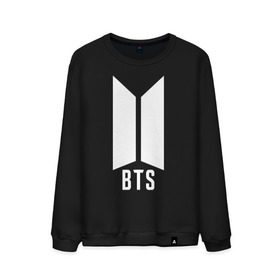 Мужской свитшот хлопок с принтом BTS army white в Рязани, 100% хлопок |  | bangtan boys | bts | bts army | бантаны бтс