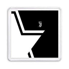 Магнит 55*55 с принтом Juventus 2018 STAR в Рязани, Пластик | Размер: 65*65 мм; Размер печати: 55*55 мм | fc | juventus | спорт | спортивные | фк | футбол | футбольный клуб | ювентус