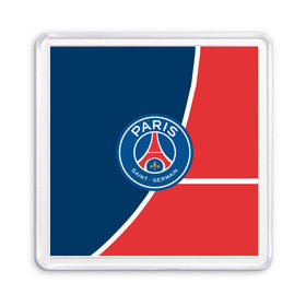 Магнит 55*55 с принтом PSG LOGO в Рязани, Пластик | Размер: 65*65 мм; Размер печати: 55*55 мм | Тематика изображения на принте: fc | fly emirates | paris | psg | лого | париж | псж | спорт | спортивные | фк | футбольный клуб