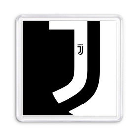 Магнит 55*55 с принтом Juventus 2018 Original в Рязани, Пластик | Размер: 65*65 мм; Размер печати: 55*55 мм | fc | fly emirates | лого | париж | спорт | спортивные | фк | футбольный клуб