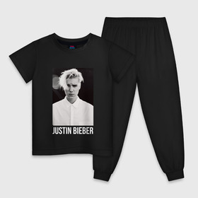 Детская пижама хлопок с принтом Bieber в Рязани, 100% хлопок |  брюки и футболка прямого кроя, без карманов, на брюках мягкая резинка на поясе и по низу штанин
 | bieber | justin bieber | бибер | джастин бибер
