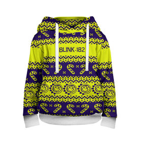 Детская толстовка 3D с принтом Blink-182 NEW YEAR COLLECTION в Рязани, 100% полиэстер | двухслойный капюшон со шнурком для регулировки, мягкие манжеты на рукавах и по низу толстовки, спереди карман-кенгуру с мягким внутренним слоем | 