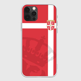 Чехол для iPhone 12 Pro Max с принтом Сербия форма в Рязани, Силикон |  | fc | сербия | спорт | спортивные | фк | футбол | футбольный клуб