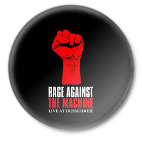 Значок с принтом Rage Against the Machine в Рязани,  металл | круглая форма, металлическая застежка в виде булавки | Тематика изображения на принте: rage against the machine | альтернативный | америка | американская рок группа | брэд уилк | жанр | зак де ла роча | калифорния | лос анджелес | метал | музыка | ню метал | рок | рэп метал | рэп рок | рэпкор | сша