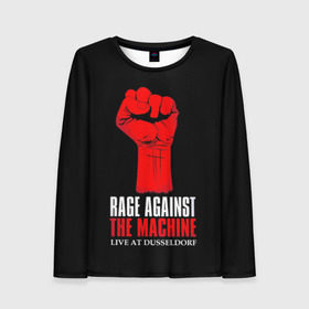 Женский лонгслив 3D с принтом Rage Against the Machine в Рязани, 100% полиэстер | длинные рукава, круглый вырез горловины, полуприлегающий силуэт | rage against the machine | альтернативный | америка | американская рок группа | брэд уилк | жанр | зак де ла роча | калифорния | лос анджелес | метал | музыка | ню метал | рок | рэп метал | рэп рок | рэпкор | сша