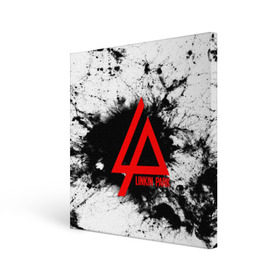 Холст квадратный с принтом LINKIN PARK SPRAY GRAY в Рязани, 100% ПВХ |  | linkin park | logo | music | pop | rock | альтернатива | металл | музыка | музыкальный | поп | рок | честер беннингтон