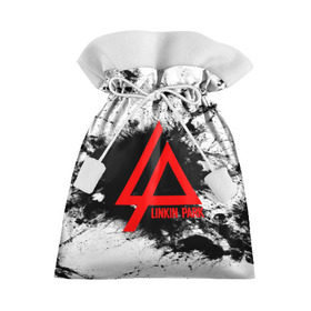 Подарочный 3D мешок с принтом LINKIN PARK SPRAY GRAY в Рязани, 100% полиэстер | Размер: 29*39 см | Тематика изображения на принте: linkin park | logo | music | pop | rock | альтернатива | металл | музыка | музыкальный | поп | рок | честер беннингтон