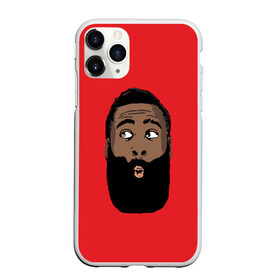 Чехол для iPhone 11 Pro матовый с принтом James Harden в Рязани, Силикон |  | Тематика изображения на принте: 13 | fear the beard | houston rockets | mvp | nba | баскетбол | джеймс харден | нба | хьюстон рокетс