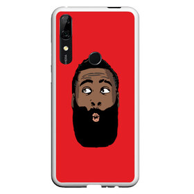 Чехол для Honor P Smart Z с принтом James Harden в Рязани, Силикон | Область печати: задняя сторона чехла, без боковых панелей | Тематика изображения на принте: 13 | fear the beard | houston rockets | mvp | nba | баскетбол | джеймс харден | нба | хьюстон рокетс