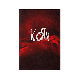 Обложка для паспорта матовая кожа с принтом KORN(MUSIC ABSTRACT SYLE) в Рязани, натуральная матовая кожа | размер 19,3 х 13,7 см; прозрачные пластиковые крепления | korn | logo | music | pop | rock | альтернатива | металл | музыка | музыкальный | поп | рок