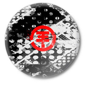 Значок с принтом TOKIO HOTEL в Рязани,  металл | круглая форма, металлическая застежка в виде булавки | Тематика изображения на принте: 