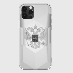 Чехол для iPhone 12 Pro Max с принтом RUSSIA - Black Collection в Рязани, Силикон |  | Тематика изображения на принте: russia | герб | двуглавый орел | россия | триколор