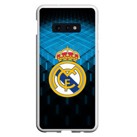 Чехол для Samsung S10E с принтом Real Madrid 2018 Original в Рязани, Силикон | Область печати: задняя сторона чехла, без боковых панелей | emirates | fc | real madrid | геометрия | реал мадрид | футбольный клуб | эмблема