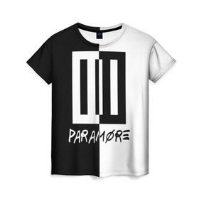 Женская футболка 3D с принтом Paramore в Рязани, 100% полиэфир ( синтетическое хлопкоподобное полотно) | прямой крой, круглый вырез горловины, длина до линии бедер | paramore | альтернативный | группа | джош фарро | зак фарро | панк | панкрок | пара море | парамор | парамора | параморе | парморе | поп | поппанк | попрок | рок | тейлор йорк | хейли уильямс