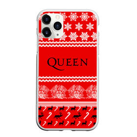 Чехол для iPhone 11 Pro матовый с принтом Праздничный Queen в Рязани, Силикон |  | paul rodg | queen | quen | брайан мэй | глэм | группа | джон дикон | знак | квин | королева | красный | куин | меркури | меркьюри | мэркури | надпись | новогодний | новый год | поп | праздник | роджер тейлор