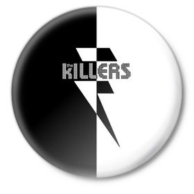 Значок с принтом The Killers в Рязани,  металл | круглая форма, металлическая застежка в виде булавки | kilers | killers | the | the killers | альтернативная | брэндон флауэрс | группа | дэйв кенинг | зе | зэ | килер | килерс | марк стормер | рок | ронни вануччи мл