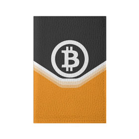 Обложка для паспорта матовая кожа с принтом BITCOIN UNIFORM в Рязани, натуральная матовая кожа | размер 19,3 х 13,7 см; прозрачные пластиковые крепления | bitcoin | btc | coin | crypto | ethereum | money | orange | биткоин | валюта | деньги | известные | криптовалюта | логотип | монета | надписи.cash | оранжевый | цвет | цифровое золото | эфир