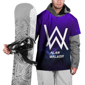 Накидка на куртку 3D с принтом Alan Walker SPACE COLLECTION в Рязани, 100% полиэстер |  | alan walker | club | music | абстракция | клубная музыка | космос | краски | музыка