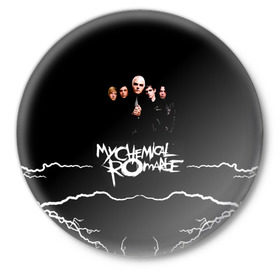 Значок с принтом My Chemical Romance в Рязани,  металл | круглая форма, металлическая застежка в виде булавки | gerard way | mcr | my chemical romance | альтернативный | группа | джерард уэй | май кемикал романс | мкр | мой химический роман | мхр | мцр | панк | поп | поппанк | рок | рэй торо