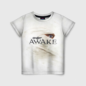 Детская футболка 3D с принтом Awake в Рязани, 100% гипоаллергенный полиэфир | прямой крой, круглый вырез горловины, длина до линии бедер, чуть спущенное плечо, ткань немного тянется | awake | monster | skillet | джон купер | кори купер | рок