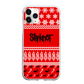 Чехол для iPhone 11 Pro матовый с принтом Праздничный Slipknot в Рязани, Силикон |  | slipknot | альтернативный | грув | кори тейлор | красный | крис фен | метал | новогодний | новый год | ню | рождество | рок | слайпкнот | слипкнот | слипнот | снежинки