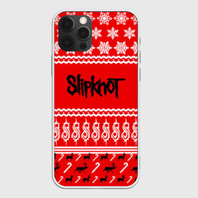 Чехол для iPhone 12 Pro Max с принтом Праздничный Slipknot в Рязани, Силикон |  | slipknot | альтернативный | грув | кори тейлор | красный | крис фен | метал | новогодний | новый год | ню | рождество | рок | слайпкнот | слипкнот | слипнот | снежинки