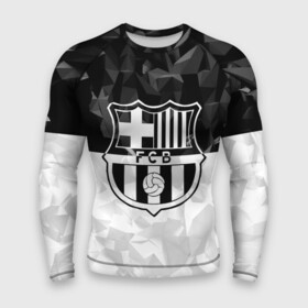 Мужской рашгард 3D с принтом FC Barca Black Collection в Рязани,  |  | Тематика изображения на принте: fc barcelona | fcb | барселона | спорт | спортивные | футбол | футбольный клуб