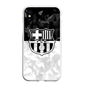 Чехол для iPhone XS Max матовый с принтом FC Barca Black Collection в Рязани, Силикон | Область печати: задняя сторона чехла, без боковых панелей | fc barcelona | fcb | барселона | спорт | спортивные | футбол | футбольный клуб