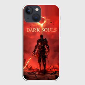 Чехол для iPhone 13 mini с принтом Dark Souls в Рязани,  |  | dark souls | praise the sun | you died | дарк соулс