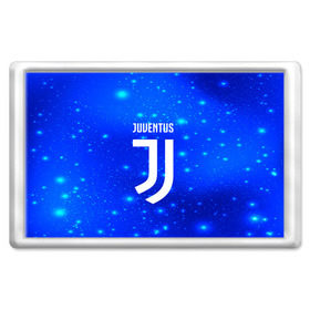 Магнит 45*70 с принтом Juventus space collection в Рязани, Пластик | Размер: 78*52 мм; Размер печати: 70*45 | football | soccer | ювентус