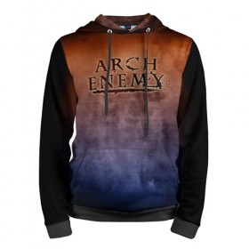 Мужская толстовка 3D с принтом Arch Enemy в Рязани, 100% полиэстер | двухслойный капюшон со шнурком для регулировки, мягкие манжеты на рукавах и по низу толстовки, спереди карман-кенгуру с мягким внутренним слоем. | 