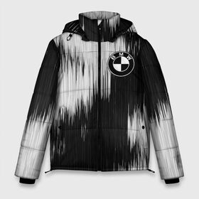 Мужская зимняя куртка 3D с принтом BMW sport collection black в Рязани, верх — 100% полиэстер; подкладка — 100% полиэстер; утеплитель — 100% полиэстер | длина ниже бедра, свободный силуэт Оверсайз. Есть воротник-стойка, отстегивающийся капюшон и ветрозащитная планка. 

Боковые карманы с листочкой на кнопках и внутренний карман на молнии. | auto | automobile | bmw | car | machine | motor | motor car | sport car | автомашина | бмв | легковой автомобиль | спортивный автомобиль | тачка