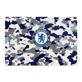 Магнитный плакат 3Х2 с принтом FC Chelsea Camouflage в Рязани, Полимерный материал с магнитным слоем | 6 деталей размером 9*9 см | 