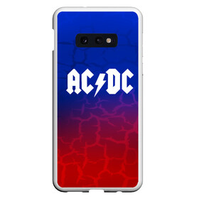 Чехол для Samsung S10E с принтом AC DC angel&devil в Рязани, Силикон | Область печати: задняя сторона чехла, без боковых панелей | ac dc | logo | music | pop | rock | usa | альтернатива | америка | металл | музыка | музыкальный | поп | рок