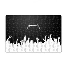 Пазл магнитный 126 элементов с принтом Metallica в Рязани, полимерный материал с магнитным слоем | 126 деталей, размер изделия —  180*270 мм | metallica | группа | джеймс хэтфилд | кирк хэмметт | ларс ульрих | метал | металика | металлика | миталика | музыка | роберт трухильо | рок | трэш | трэшметал | хард | хардрок | хеви | хевиметал