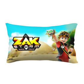 Подушка 3D антистресс с принтом Zak Storm _5 в Рязани, наволочка — 100% полиэстер, наполнитель — вспененный полистирол | состоит из подушки и наволочки на молнии | zak storm | дети | зак шторм | мультфильмы | сёрфинг