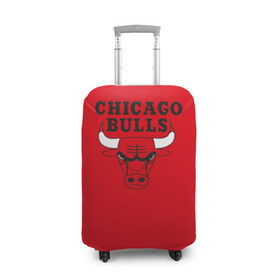 Чехол для чемодана 3D с принтом Chicago Bulls в Рязани, 86% полиэфир, 14% спандекс | двустороннее нанесение принта, прорези для ручек и колес | bulls | chicago | chicago bulls | nba | баскетбол | буллз | нба | чикаго буллз
