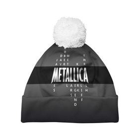 Шапка 3D c помпоном с принтом Участники группы Metallica в Рязани, 100% полиэстер | универсальный размер, печать по всей поверхности изделия | metallica | группа | джеймс хэтфилд | кирк хэмметт | ларс ульрих | метал | металика | металлика | миталика | музыка | роберт трухильо | рок | трэш | трэшметал | хард | хардрок | хеви | хевиметал