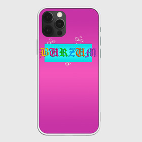 Чехол для iPhone 12 Pro с принтом Burzum в Рязани, силикон | область печати: задняя сторона чехла, без боковых панелей | band | burzum | fun | logo | metal | music | rock | группа | детский | метал | музыка | прикол | розовый | рок