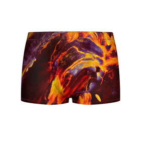 Мужские трусы 3D с принтом Fire в Рязани, 50% хлопок, 50% полиэстер | классическая посадка, на поясе мягкая тканевая резинка | abstract | color | colourful | абстракция | жара | лето | огонь | пламя | цвет | цветастый | цветной