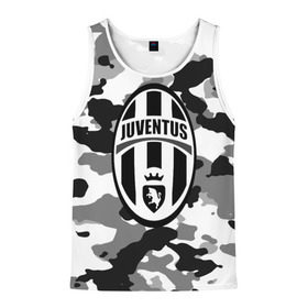 Мужская майка 3D с принтом FC Juventus Camouflage в Рязани, 100% полиэстер | круглая горловина, приталенный силуэт, длина до линии бедра. Пройма и горловина окантованы тонкой бейкой | football | italia | juve | juventus | logo | sport | арт | италия | лига | лого | спорт | текстура | фк | футбол | футбольный клуб | эмблема | ювентус